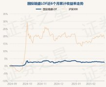 2月28日基金净值：国投瑞盛LOF最新净值11341跌03